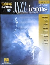 Saxophone Play-Along #11 Jazz Icons Book with Online Audio Access cover